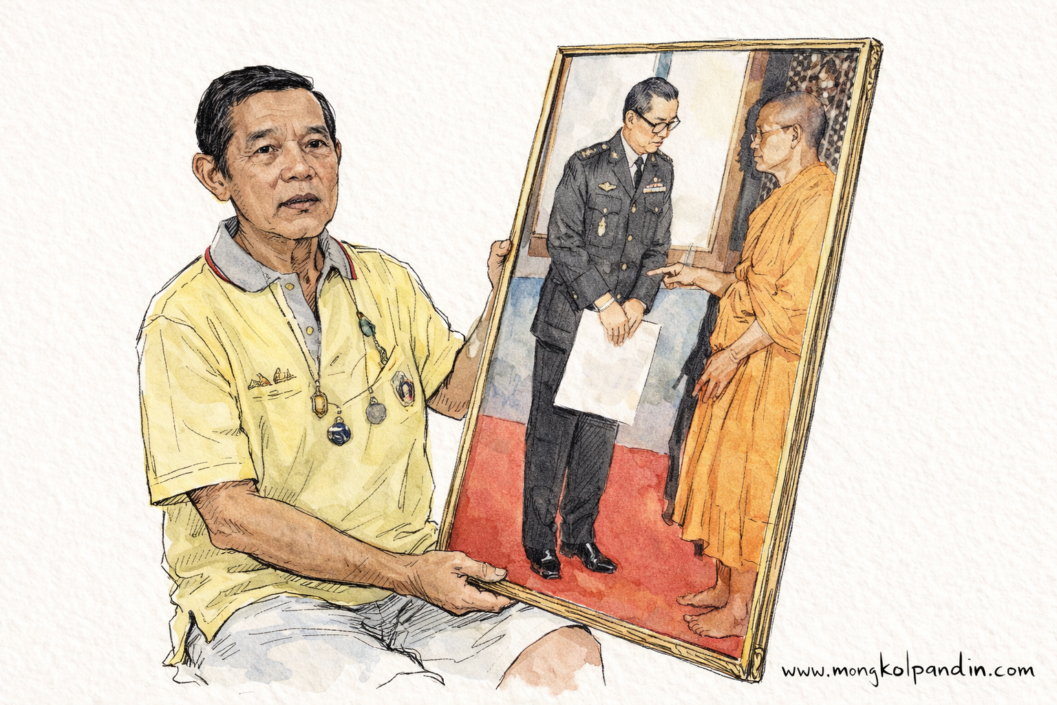 ธรรมนูญ แสงรังษี กับปาฏิหาริย์พระบรมฉายาลักษณ์ในหลวง