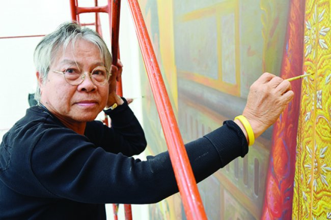 “อ.ชูศักดิ์ วิษณุคำรณ” ศิลปินผู้วาดภาพ “พระบรมสาทิสลักษณ์ในหลวง” มากที่สุด