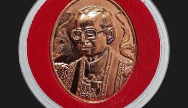 เหรียญในหลวง รัชกาลที่ 9 ปี 2539 เนื้อทองแดง